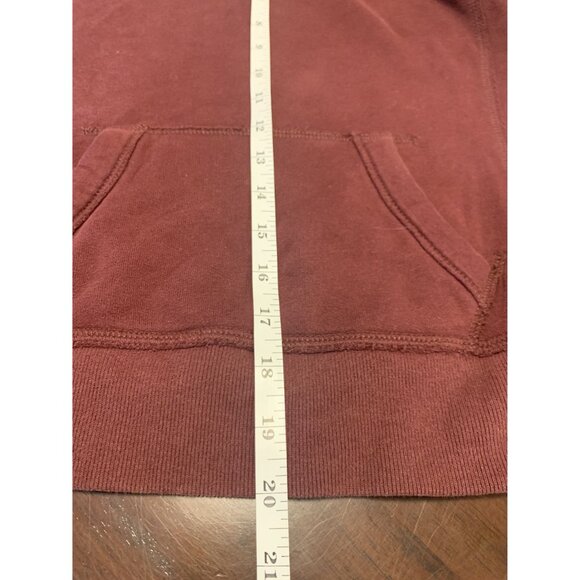 Abercrombie & Fitch Maroon y2k Hooded Sweatshirt Size XS - Picture 6 of 8